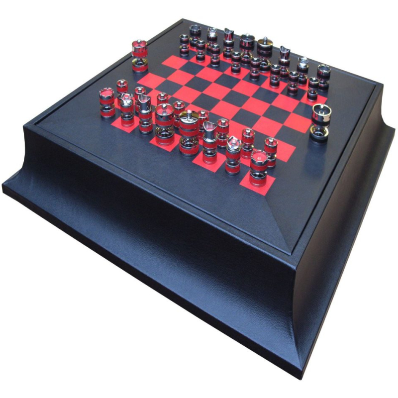 Luxury Chest | Custom Chess set | Bespoke Chess set | Leather Chess Set