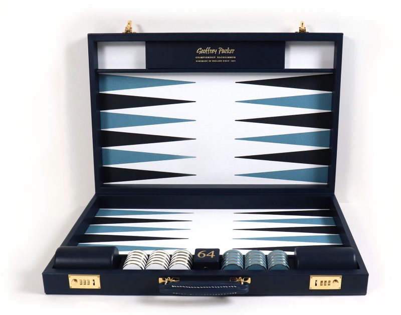 Luxury Backgammon Board | Leather Backgammon | Luxury Backgammon Set | Bridle Hide Backgammon